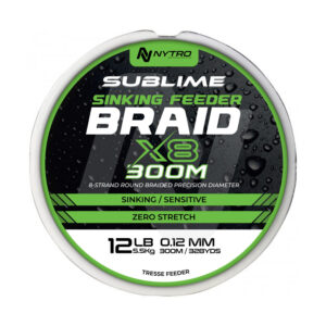 SUBLIME X8 SINKING FEEDER BRAID 300M